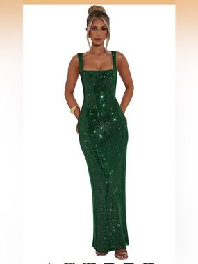 slim fit dress slacks Quinn Emerald Green Dress main image 0